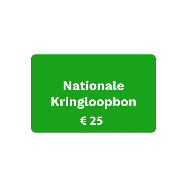 Omzetten naar Nationale Kringloopbon €25